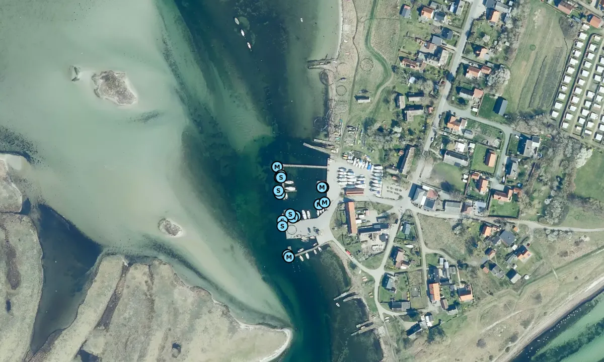 Satelite image of Bisserup Havn