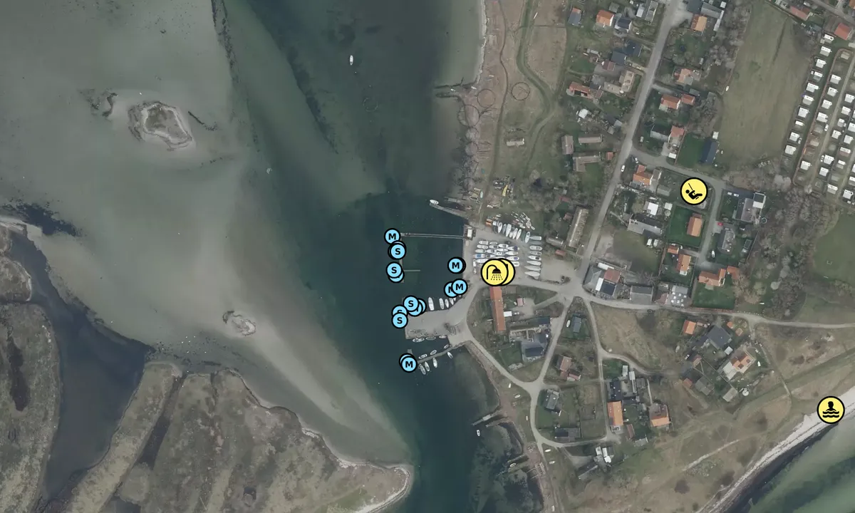 Satelite image of Bisserup Havn