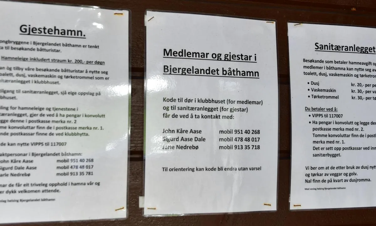 Bjergelandet Båthavn - Dale: {"base": "no", "no": "Opplysninger og kontaktinfo", "se": "Upplysningar och kontaktinfo", "en": "Information and contact info", "da": "Oplysninger og kontaktinfo"}