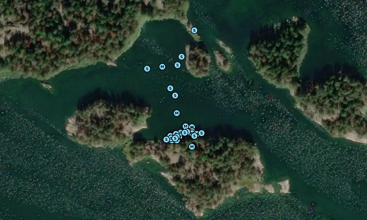 Satelite image of Björkholmen - Hindriksholmen
