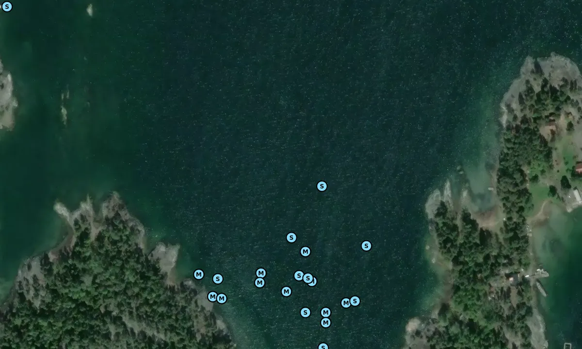 Satelite image of Björkö