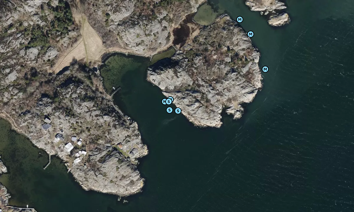 Satelite image of Björkö huvud - Store Holmen