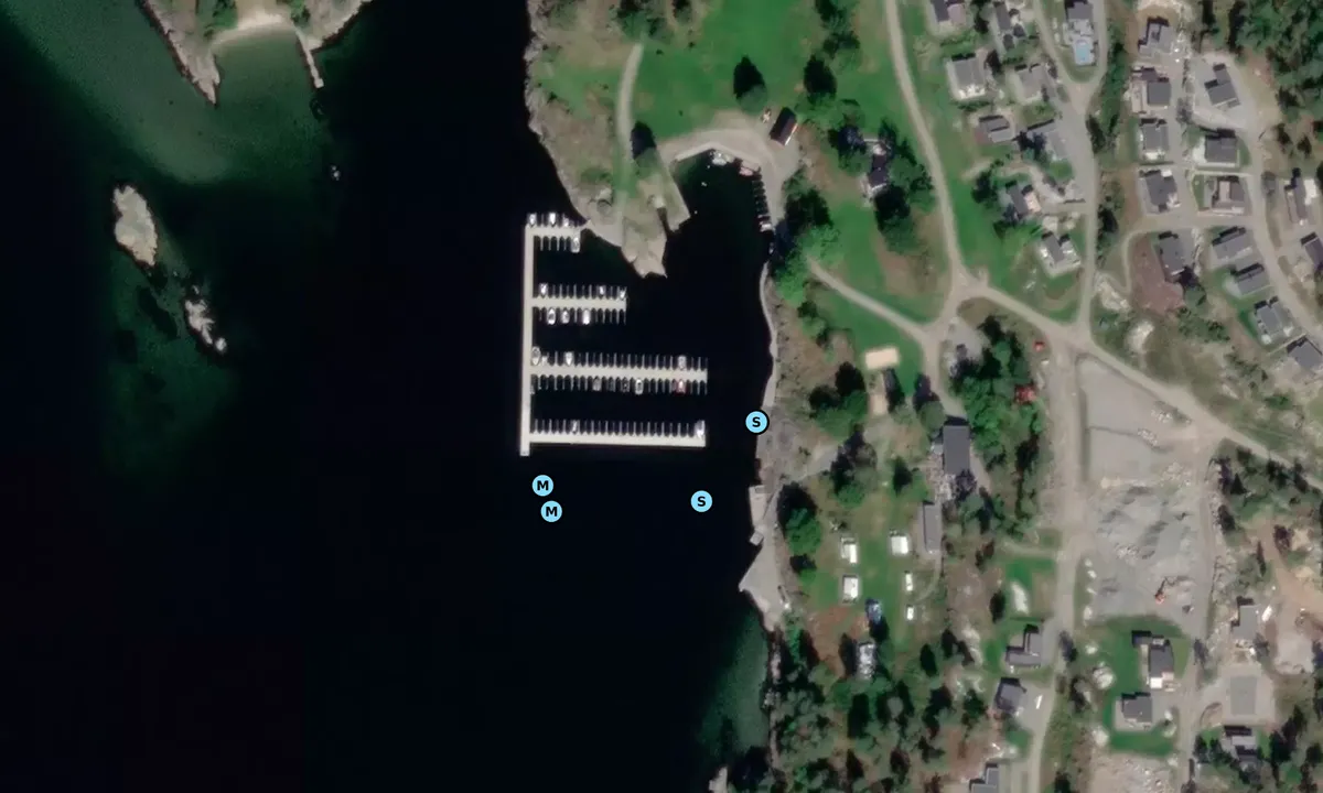 Satelite image of Bjørkøya