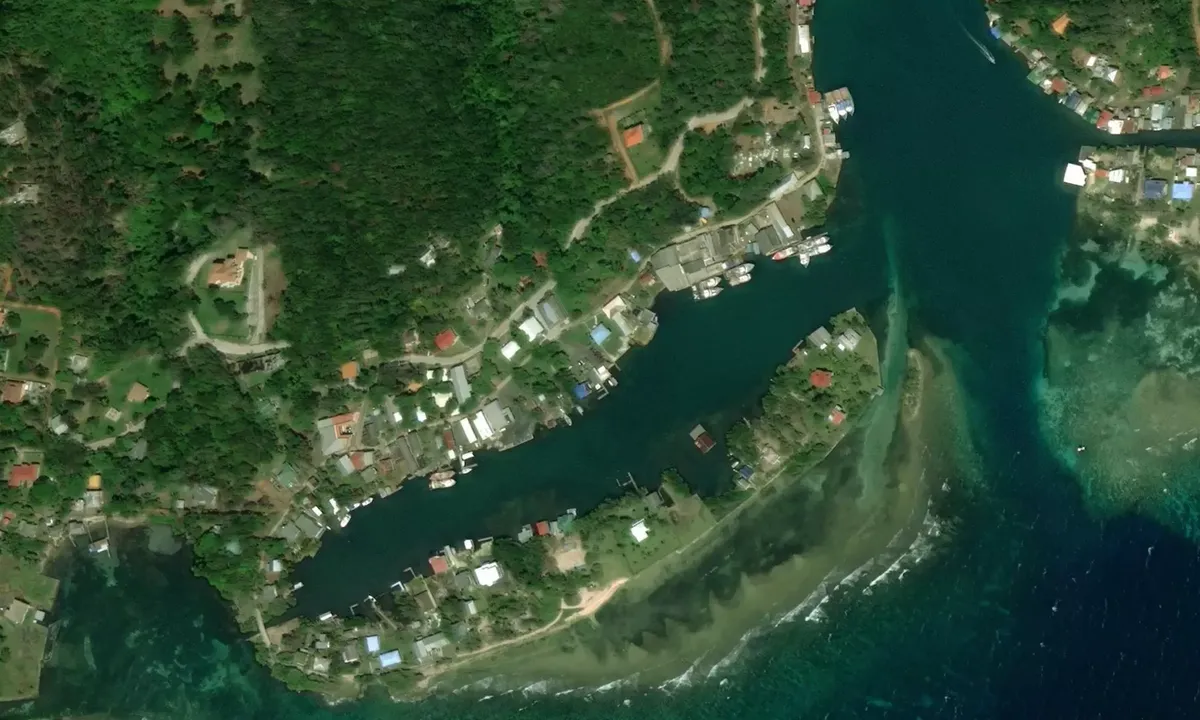 Satelite image of BJ's Backyard
