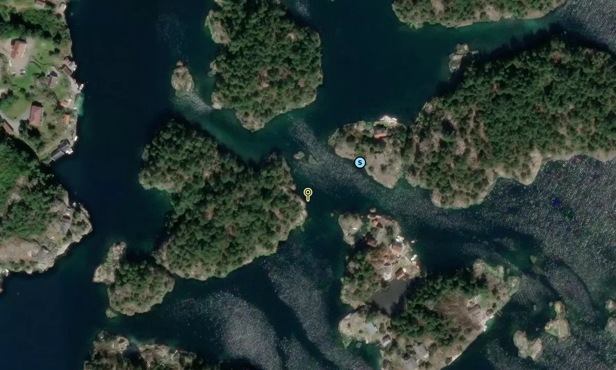 Satelite image of Blåbærøya