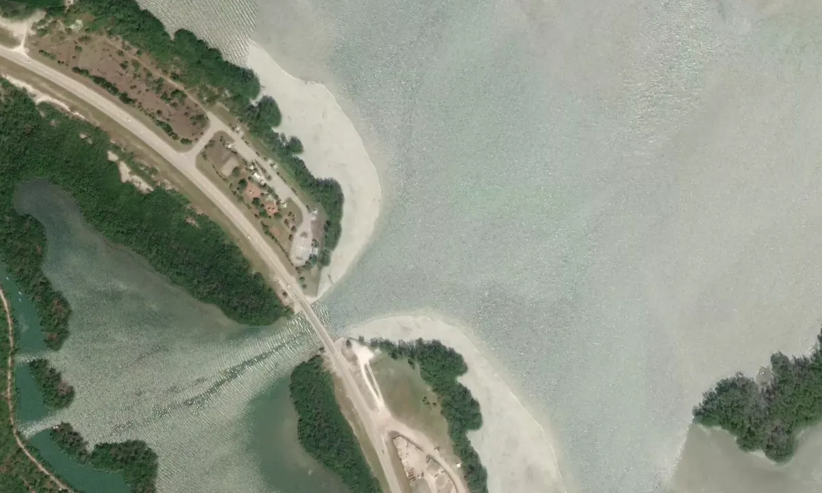 Satelite image of Black Island - Bonita Springs