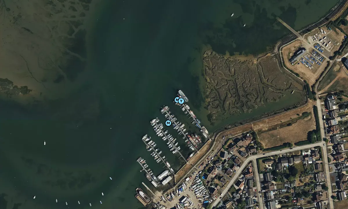 Satelite image of Blackwater Marina - Maylandsea