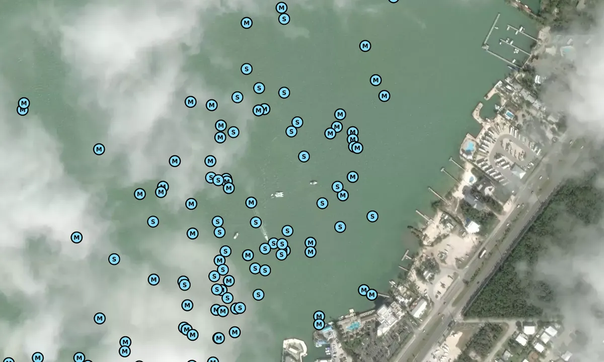 Satelite image of Blackwater Sound