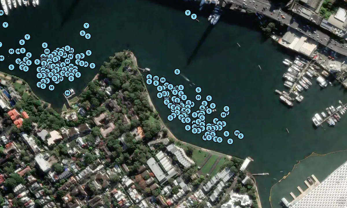 Satelite image of Blackwattle Bay East - Glebe
