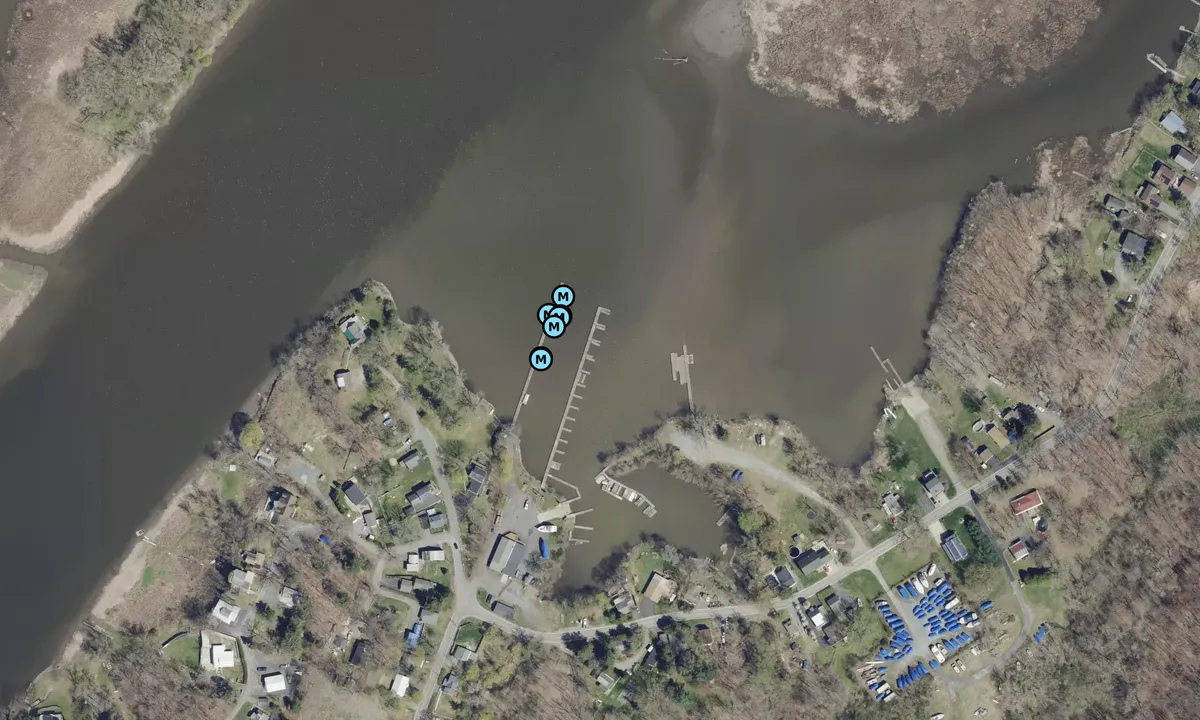 Satelite image of Blain's Bay Marina
