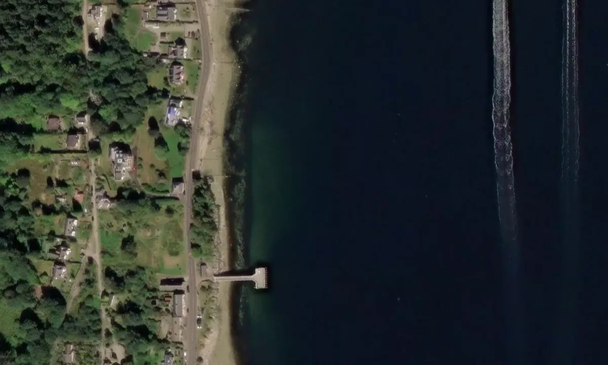 Satelite image of Blairmore