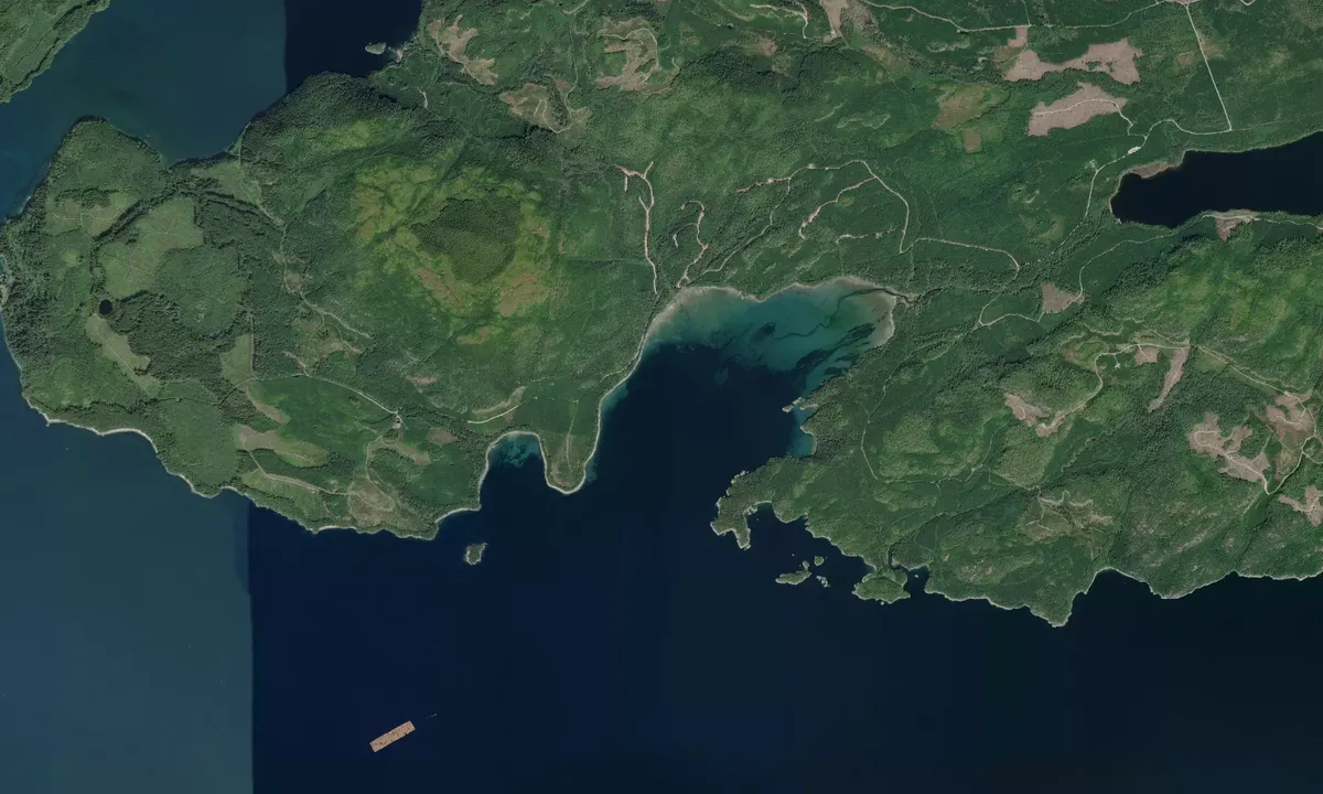 Flyfoto av Blenkinsop Bay