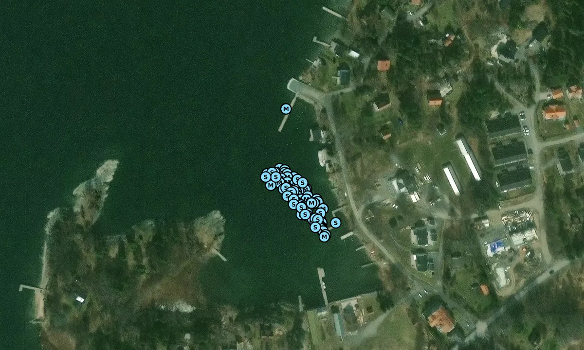 Satelite image of Blidö