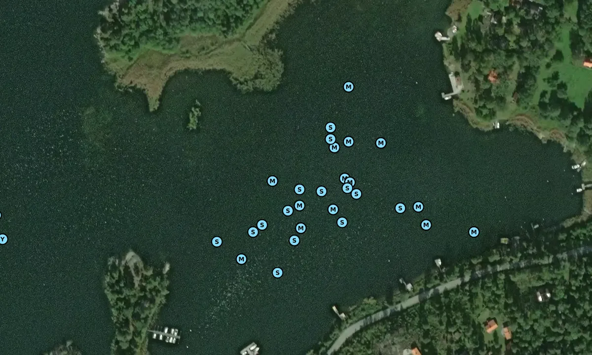 Satelite image of Blidö - Söderfladen