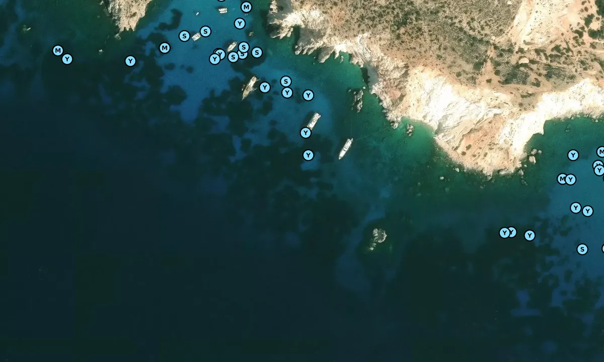 Satelite image of Blue bay