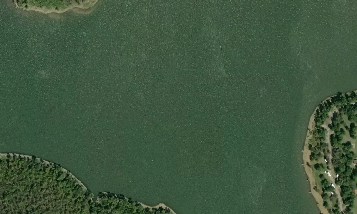 Satelite image of Blue Creek