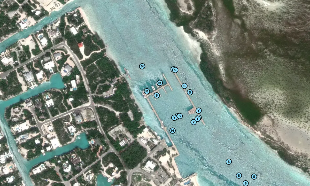 Satelite image of Blue Haven Marina 1