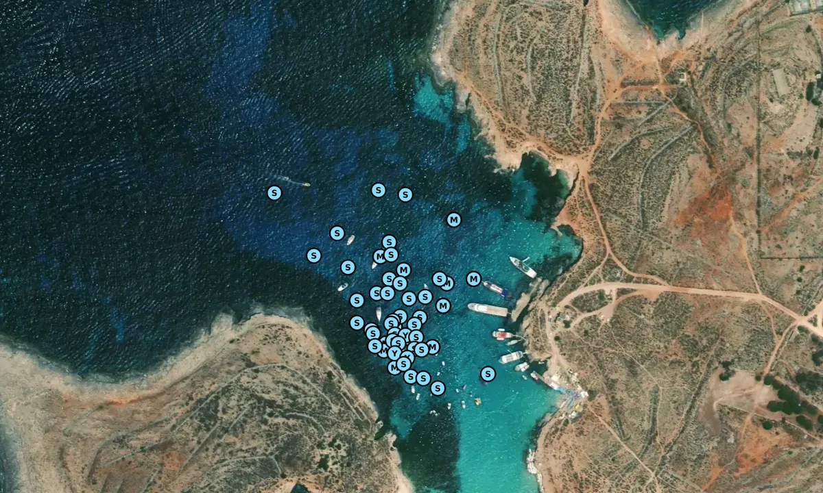 Satelite image of Blue Lagoon 2