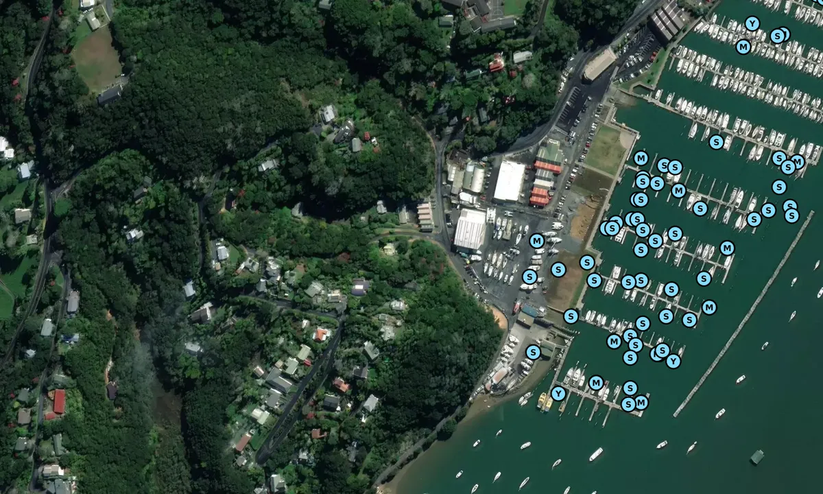 Satelite image of BlueFix Boatworks