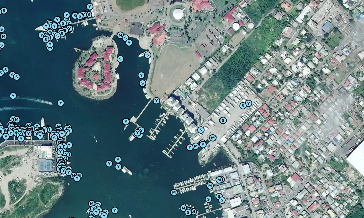 Satelite image of Bobby's Mega Yard