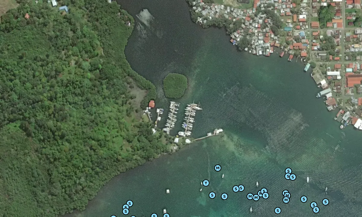 Satelite image of Bocas Marina