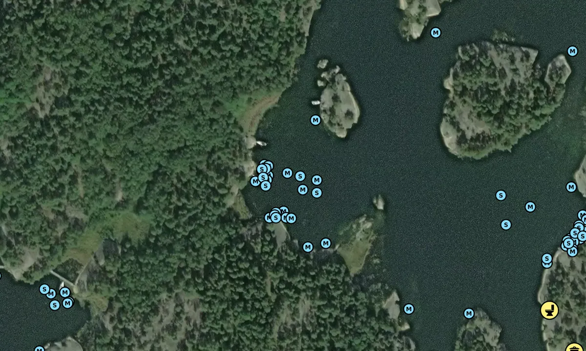 Satelite image of Bockholmen - Värmdö