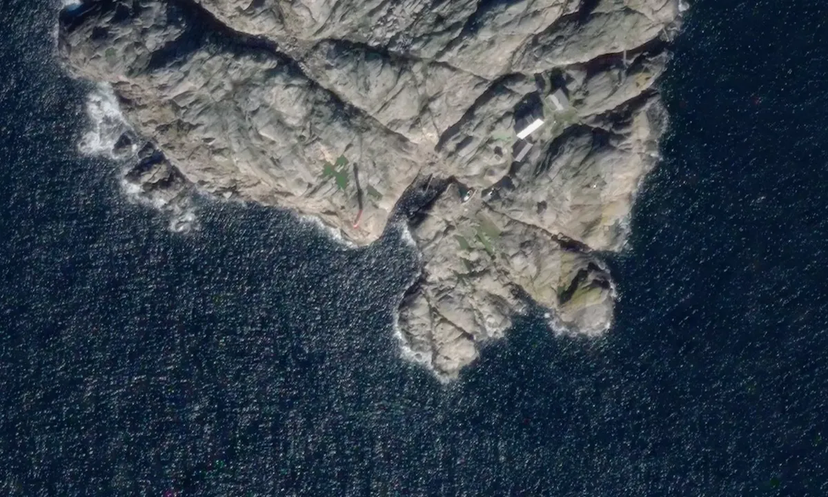 Satelite image of Bodhålet - Väderöbod