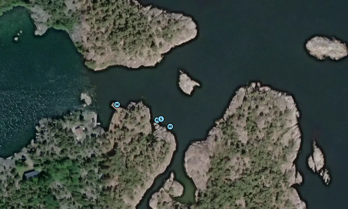 Satelite image of Bodskär