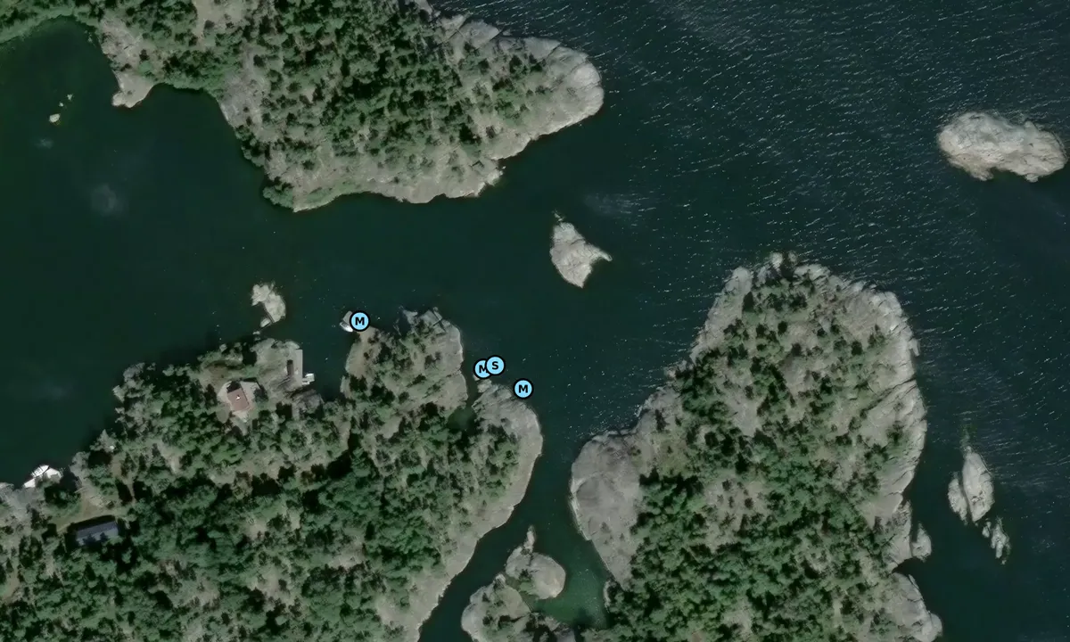 Satelite image of Bodskär