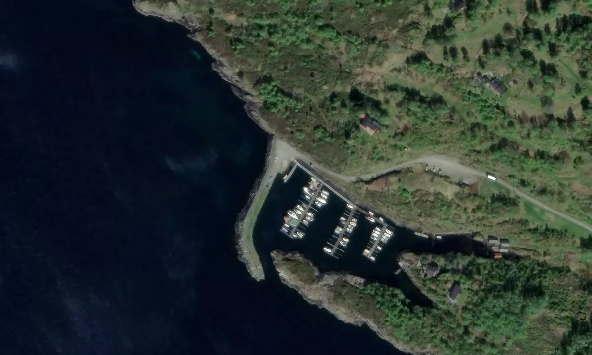 Satelite image of Boga Småbåthavn 