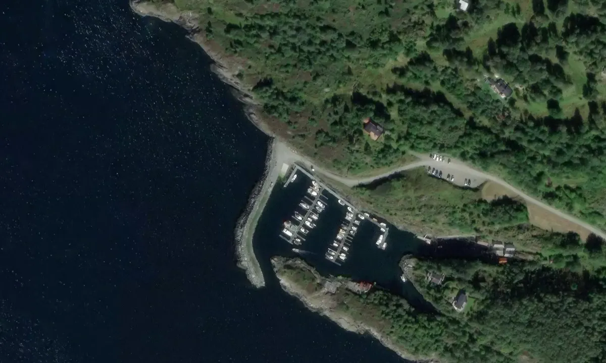 Satelite image of Boga Småbåthavn 