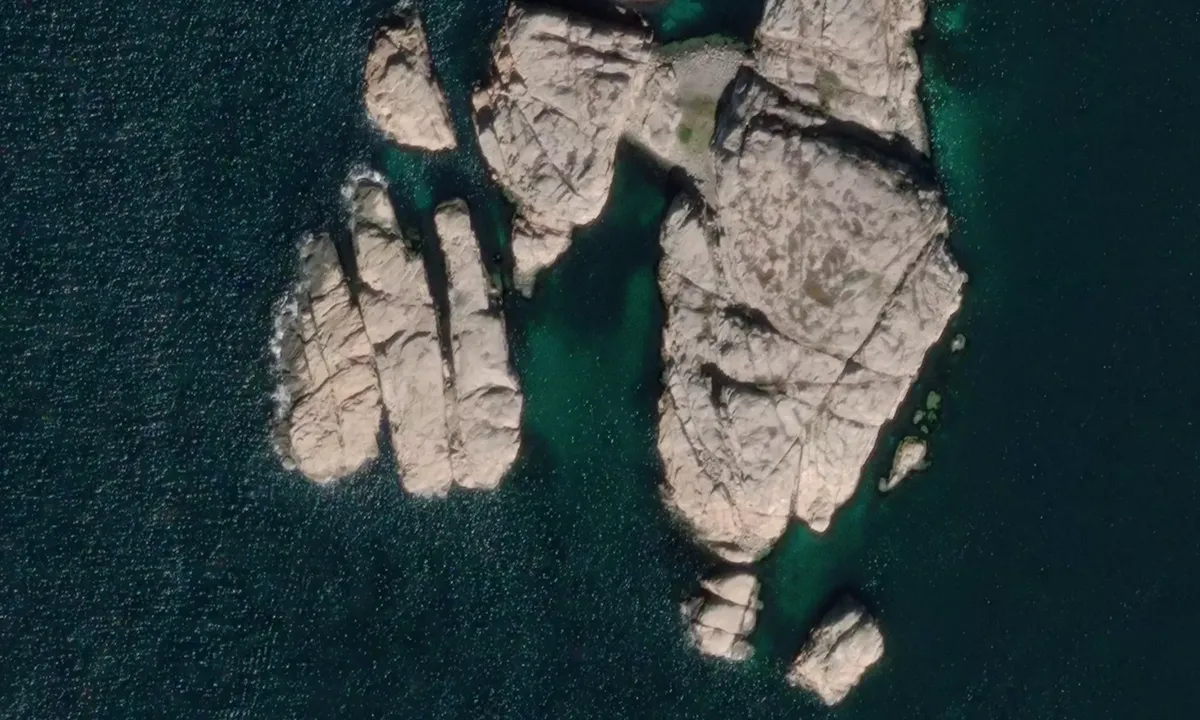Flyfoto av Bogen - Fjällbacka skärgård