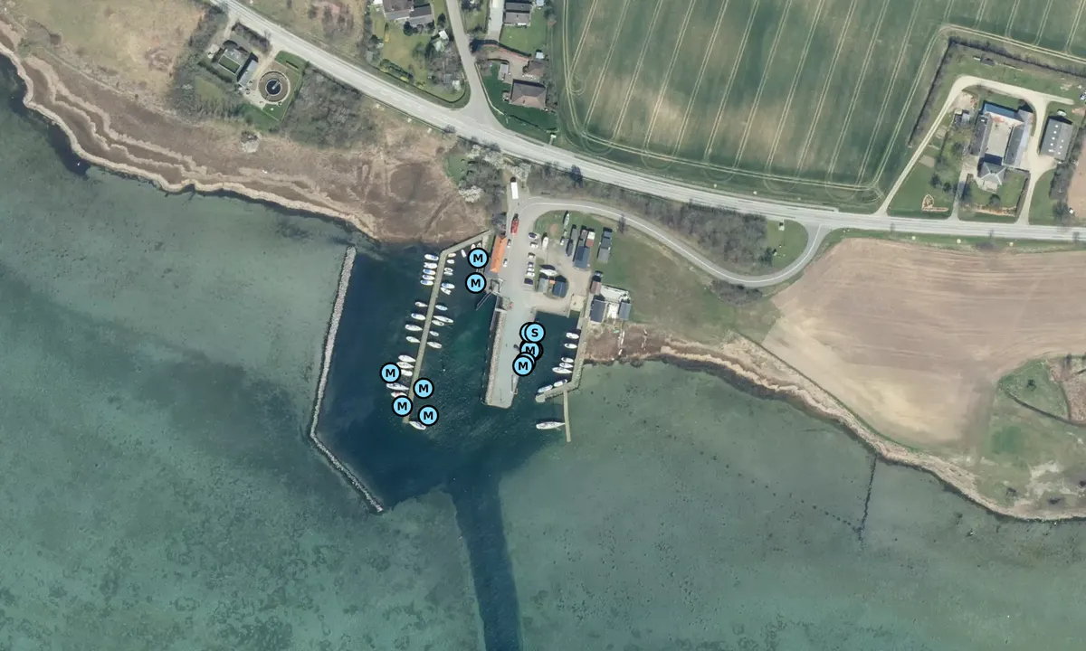 Satelite image of Bogø Havn