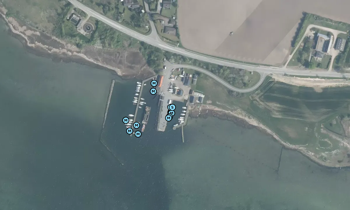Satelite image of Bogø Havn