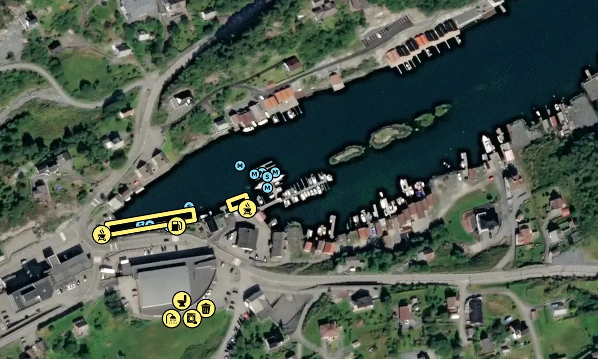 Satelite image of Bømlo Båtlag - Langevåg
