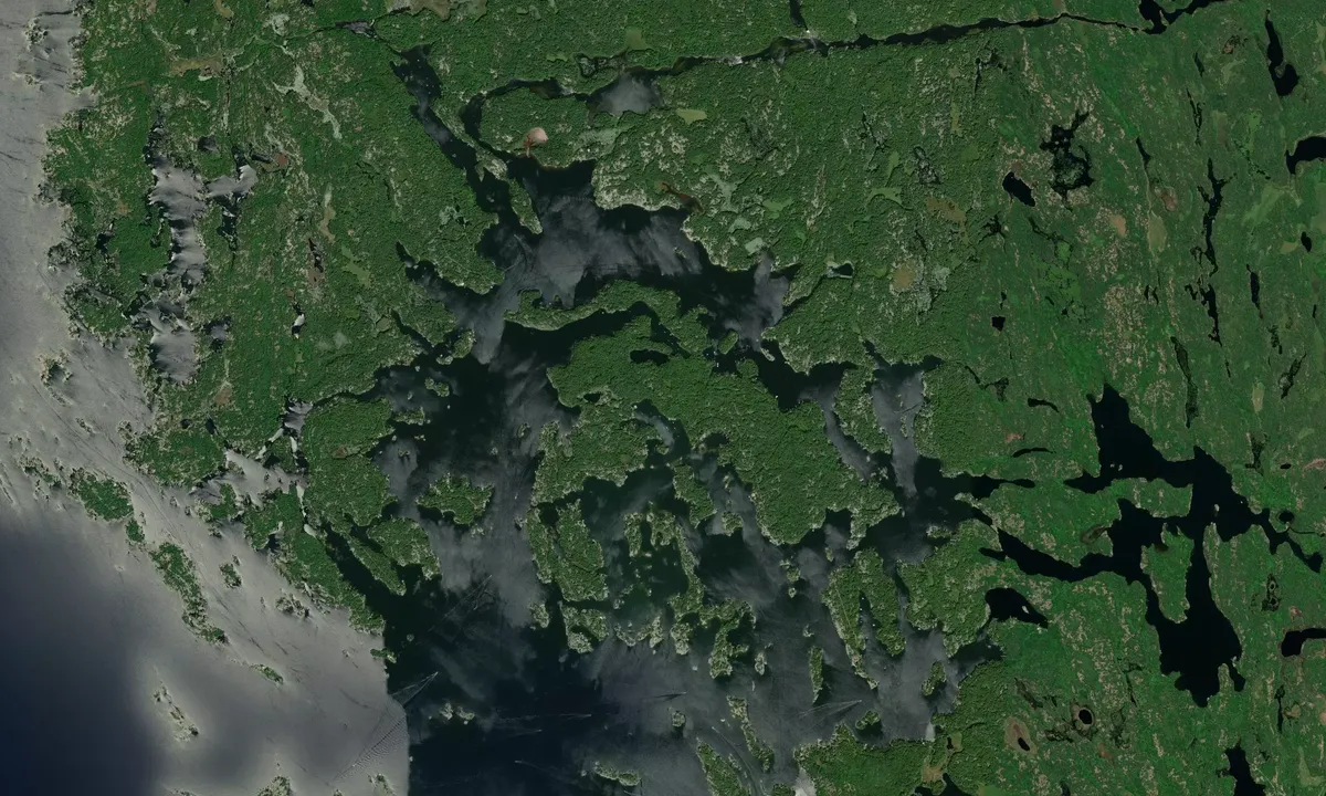 Flyfoto av Bone Island Southeast