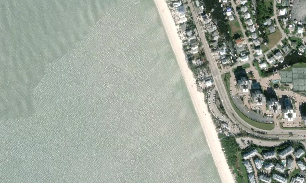 Satelite image of Bonita Beach