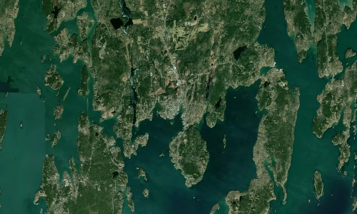 Flyfoto av Boothbay Harbor Marina - Lincoln