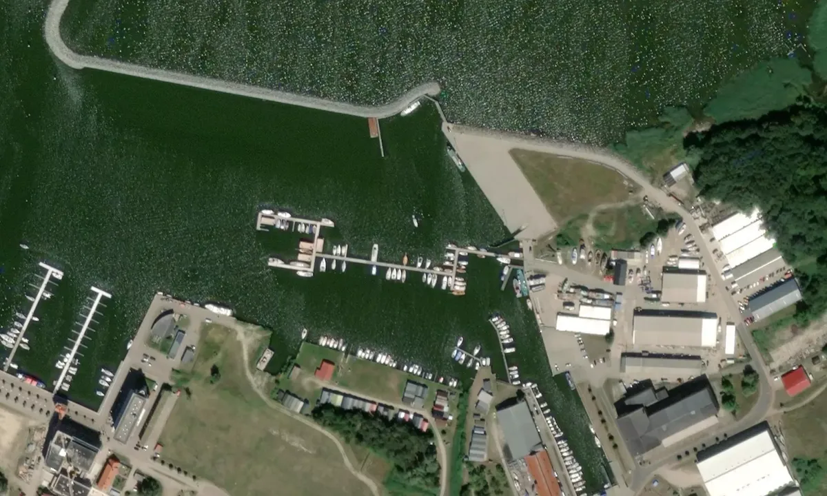 Flyfoto av Bootswerft Rammin Bootswerft