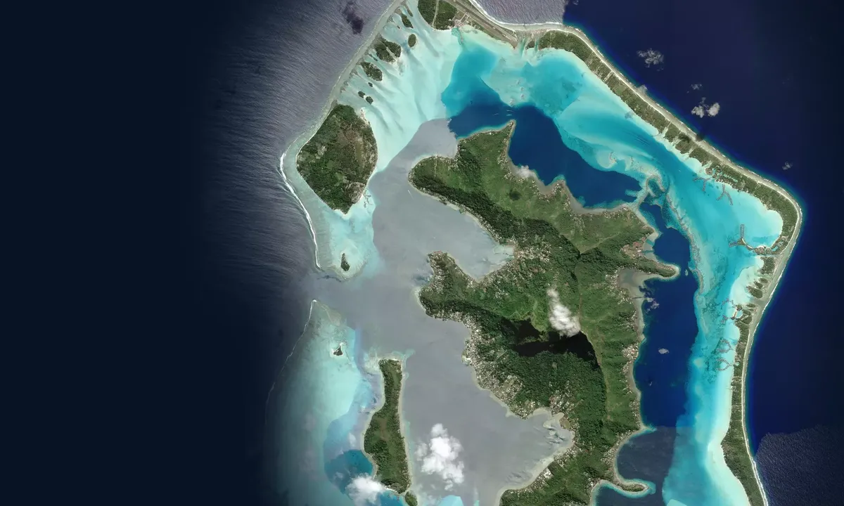 Flyfoto av Bora Bora Yacht Club