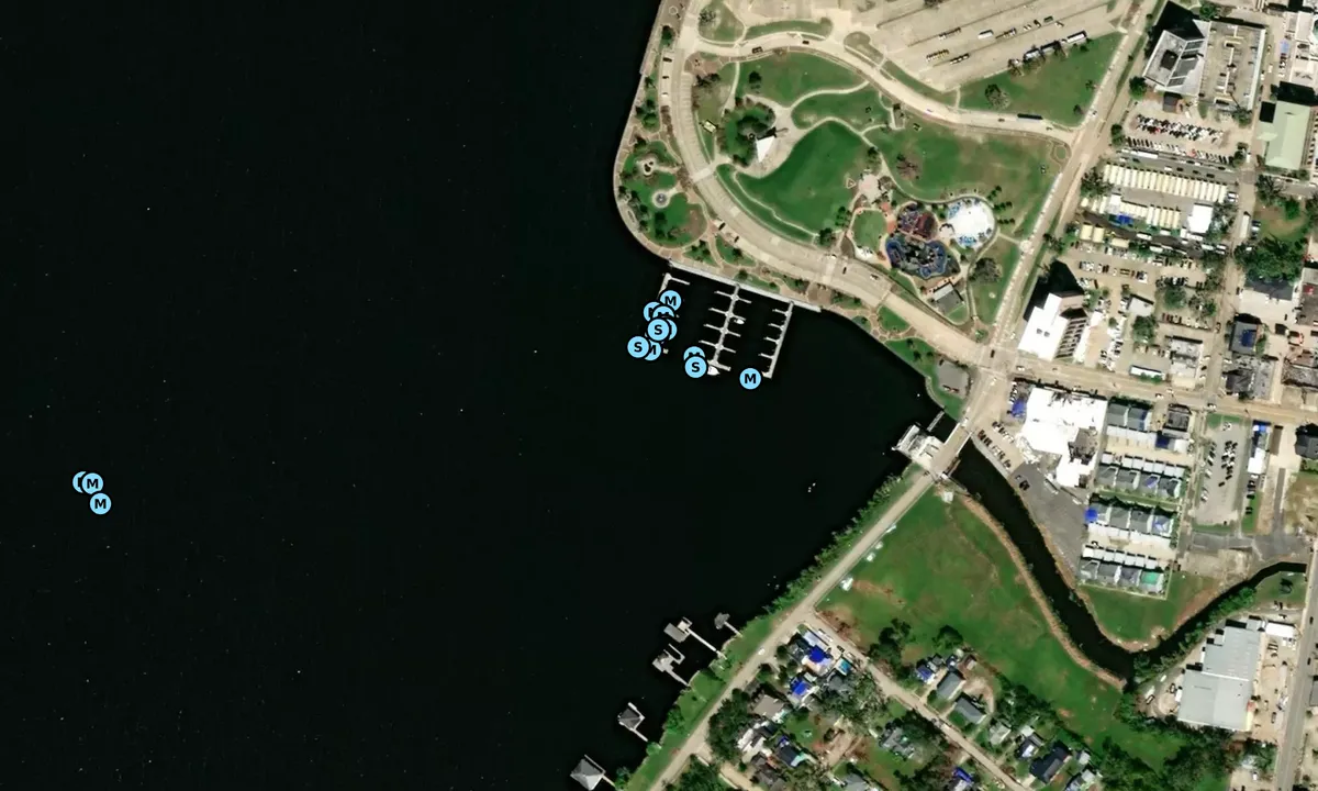 Satelite image of Bord Du Lac Marina
