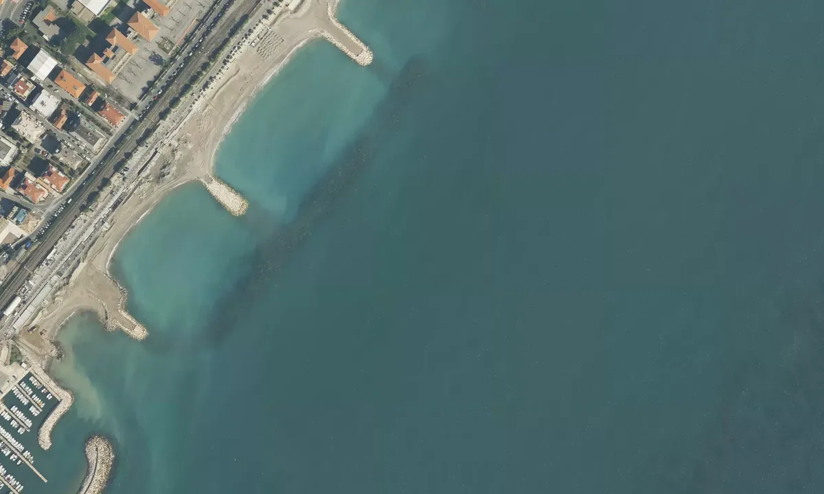 Satelite image of Borghetto Santo Spirito