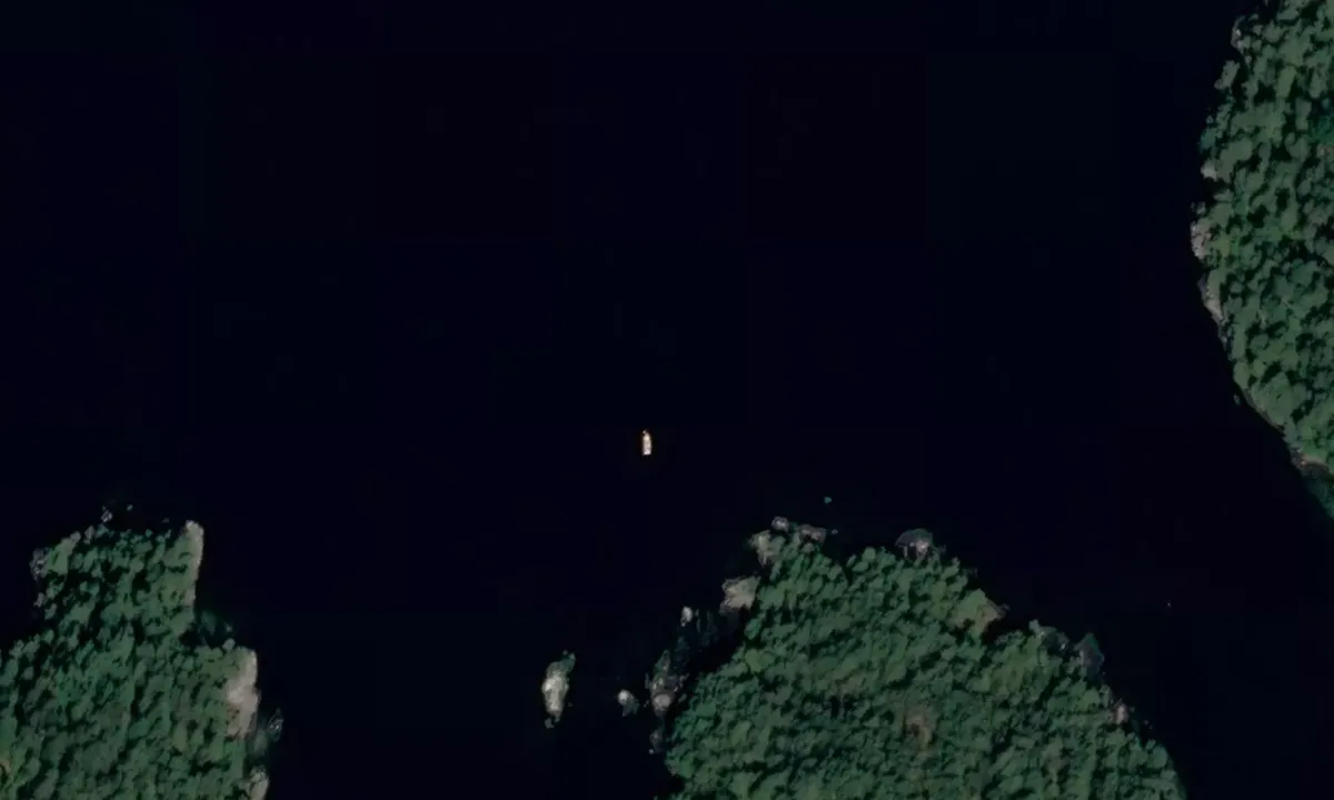 Satelite image of Borgøy Øynarvågen Tysvær