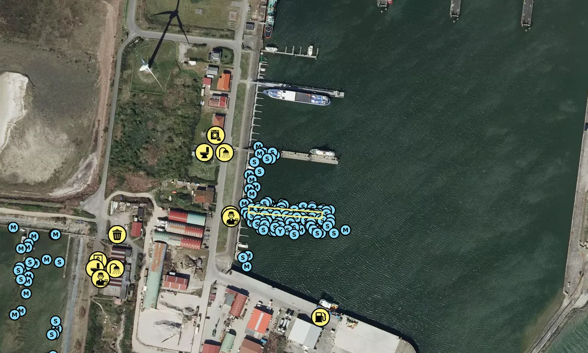 Satelite image of Borkum - Niedersachsen