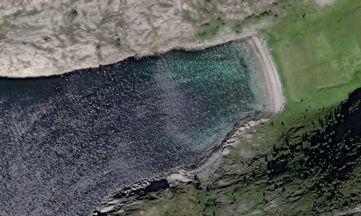 Satelite image of Børøya