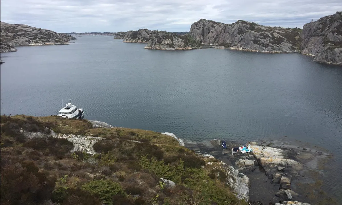 Børøypollen: Ser fra sørøstlig ende mot vest.