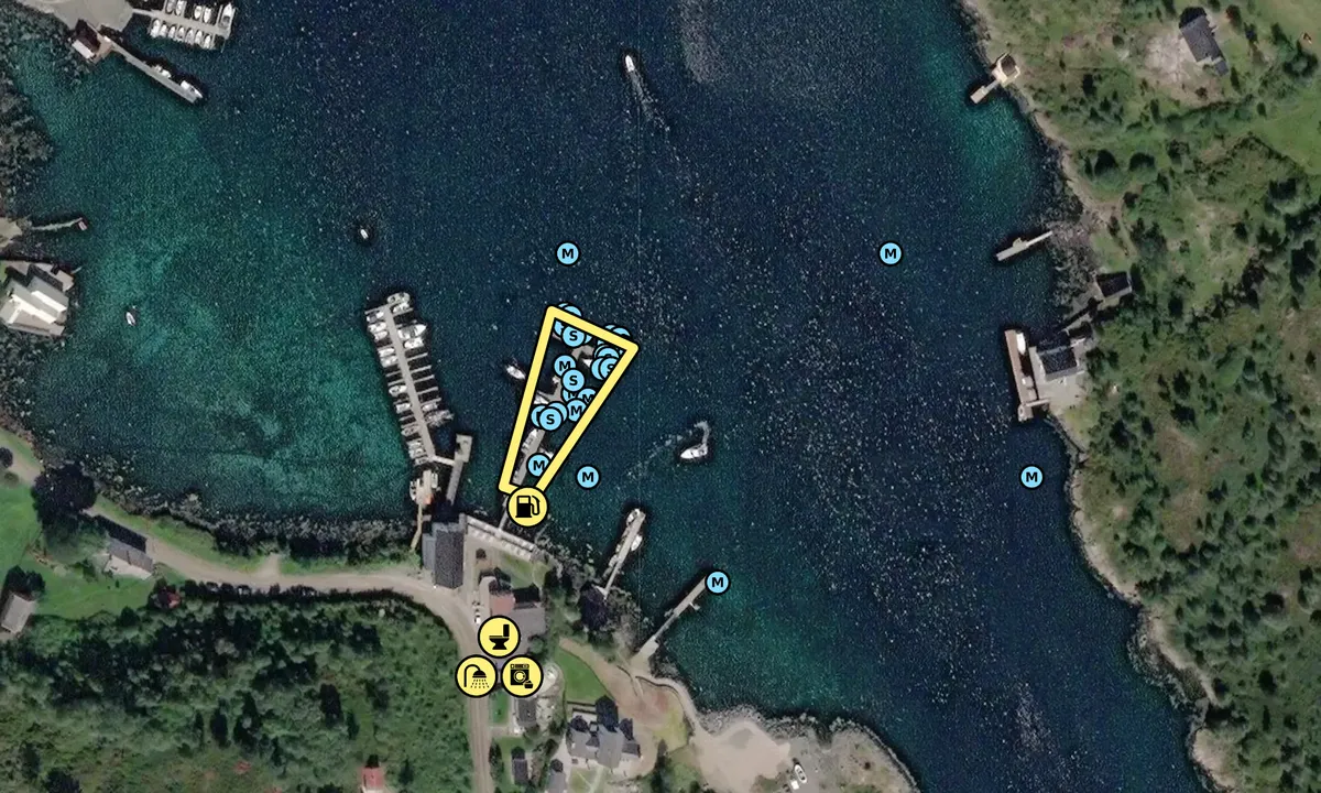 Satelite image of Børøysund Marina