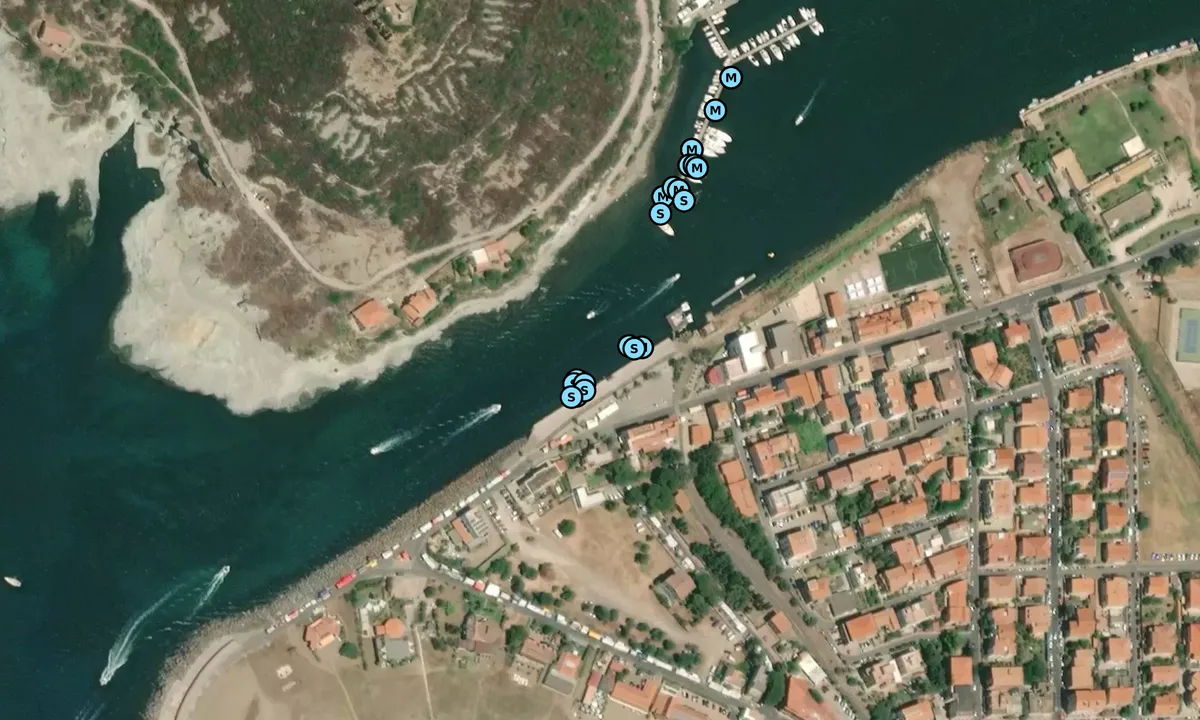 Satelite image of Bosa Marina - Bosa