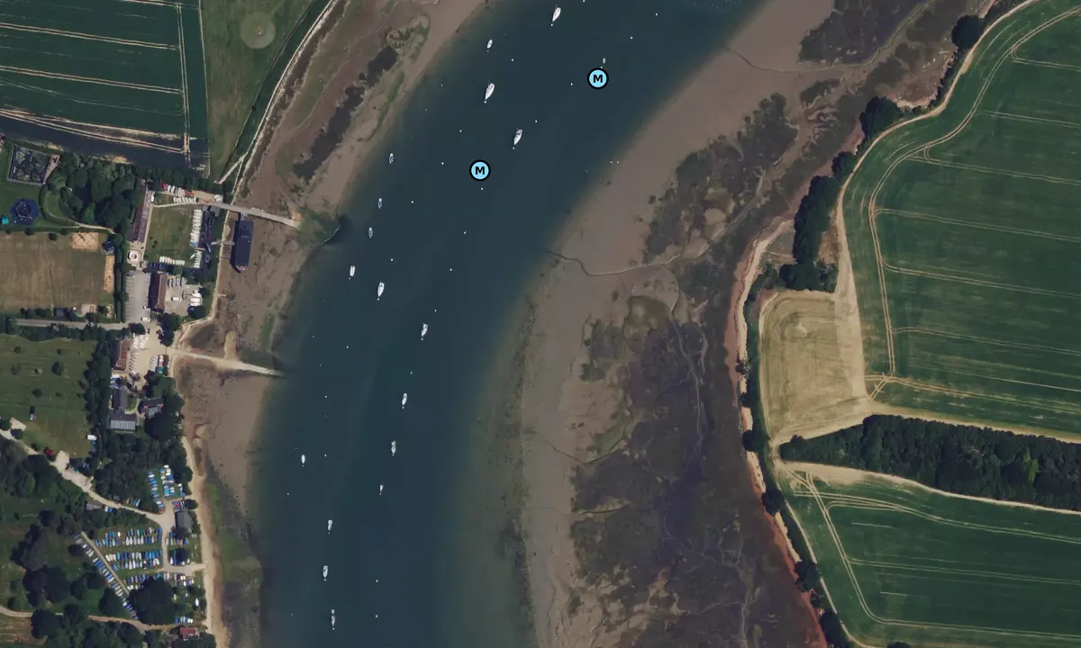 Satelite image of Bosham Channel