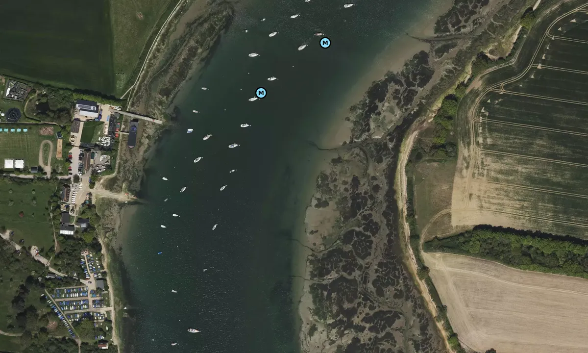 Satelite image of Bosham Channel